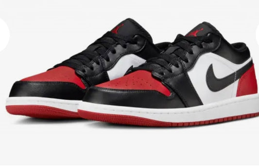 Air Jordan 1 Low 'Bred Toe 2.0'